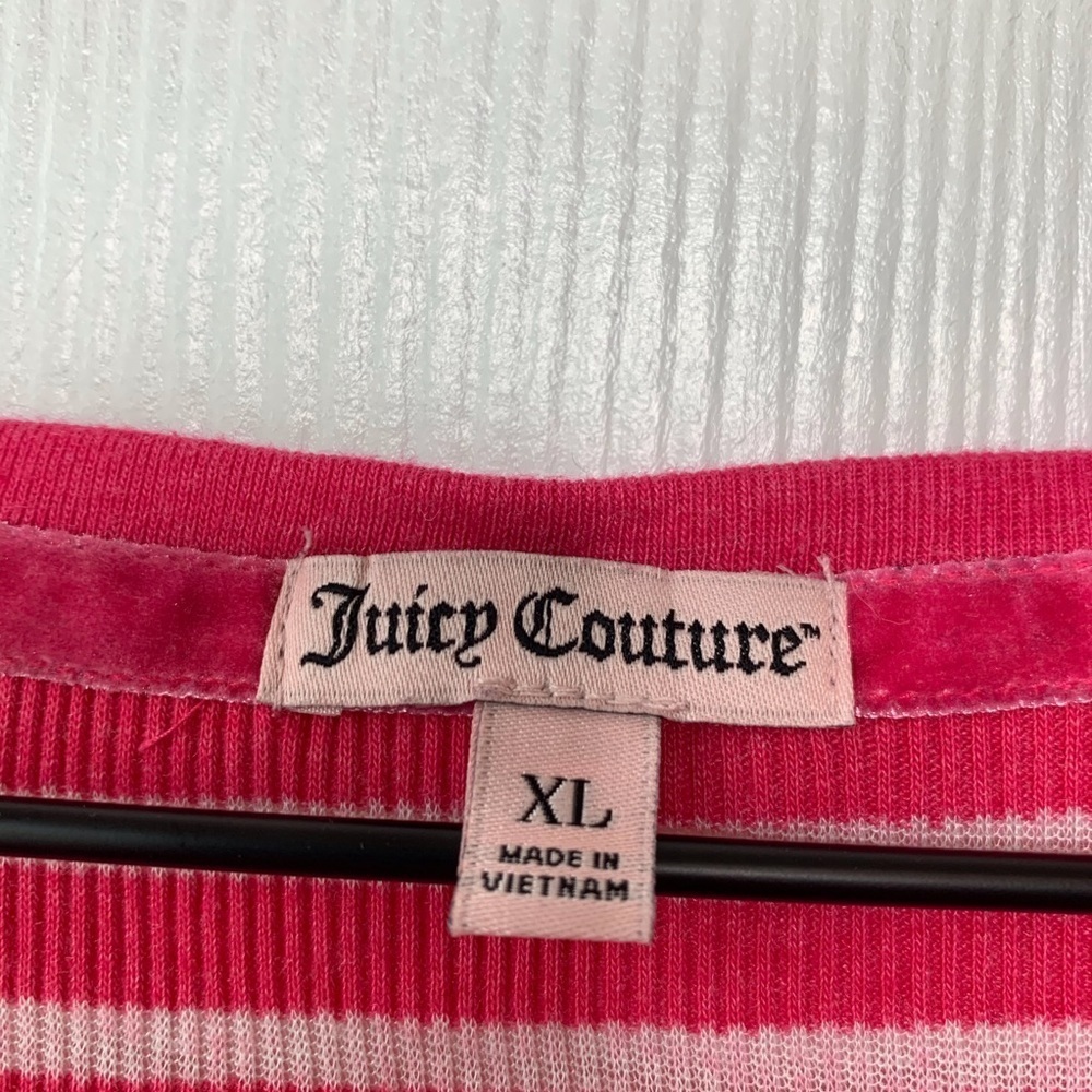Juicy Couture Pink Stripped Long Sleeve Top - Picture 5 of 8